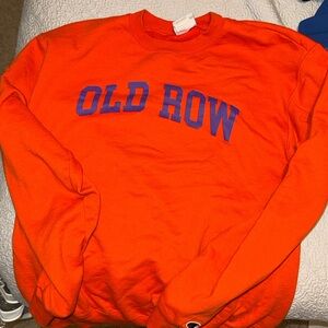 Orange Old Row Sweatshirt